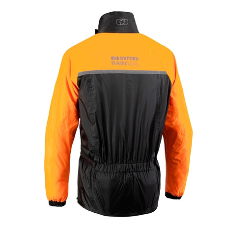 Oxford Rainseal Over Jacket M UK / 48 EU / 38 US Black/Orange - Driven Powersports