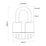 Oxford Boss Alarm 16 mm Lock and Chain 1.5 m - Driven Powersports