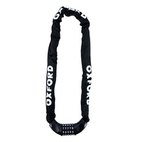Oxford Chain 6 Combination Chain Lock - Driven Powersports