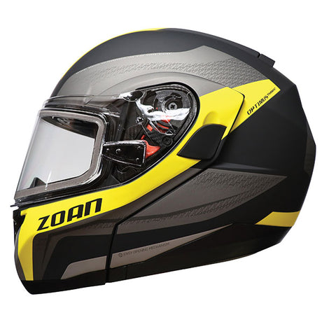 ZOAN OPTIMUS SV MODULAR HELMET Fluorescent Yellow Electric Medium - Driven Powersports