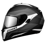 ZOAN OPTIMUS SV MODULAR HELMET White/Black Electric Small - Driven Powersports