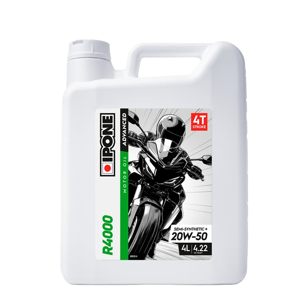 Ipone Engine Oil R4000 Oil Semi-Synthetic - Driven Powersports