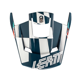 Leatt Moto 3.5 Visor - V25 Blue XS-2XL - Driven Powersports