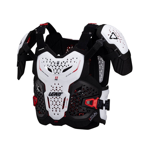 Leatt 5.5 Evo Pro Chest Protector White LG-XL - Driven Powersports