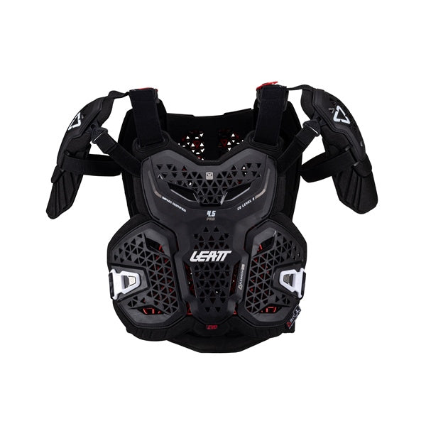 Leatt 4.5 Pro Evo Chest Protector Black SM-MD - Driven Powersports