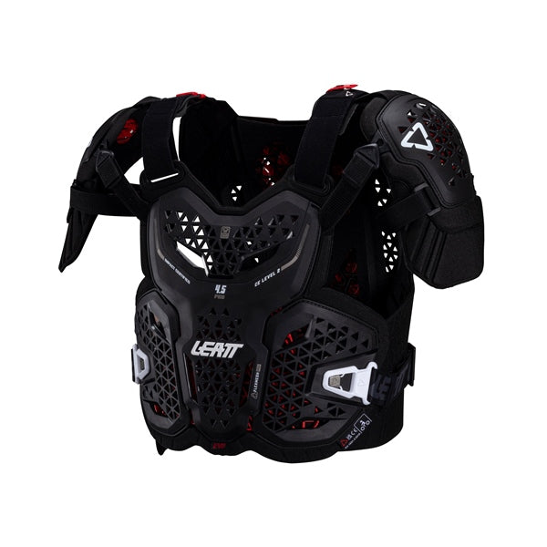 Leatt 4.5 Pro Evo Chest Protector Black SM-MD - Driven Powersports