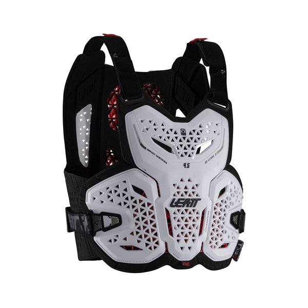 Leatt 4.5 Evo Chest Protector White SM-MD - Driven Powersports