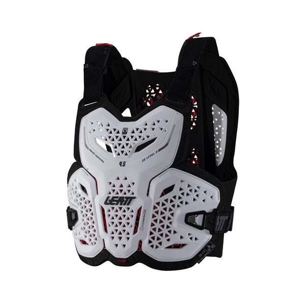 Leatt 4.5 Evo Chest Protector White SM-MD - Driven Powersports