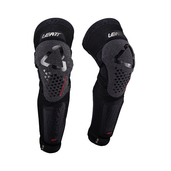 Leatt 3DF 5.0 Evo Ext Knee Guard Black LG - Driven Powersports