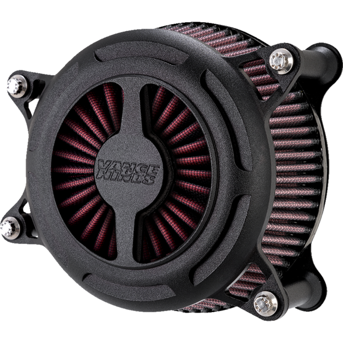 VANCE & HINES AIRCLEANER VO2BLD BW Front - Driven Powersports