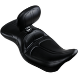 LE PERA SEAT MAVERICK W/ BACKREST STITCHED 08+ FLH Front - Driven Powersports