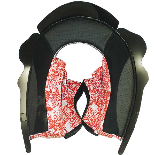 ZOAN DEFENDER WILD CHEEK PADS Red Small - Driven Powersports