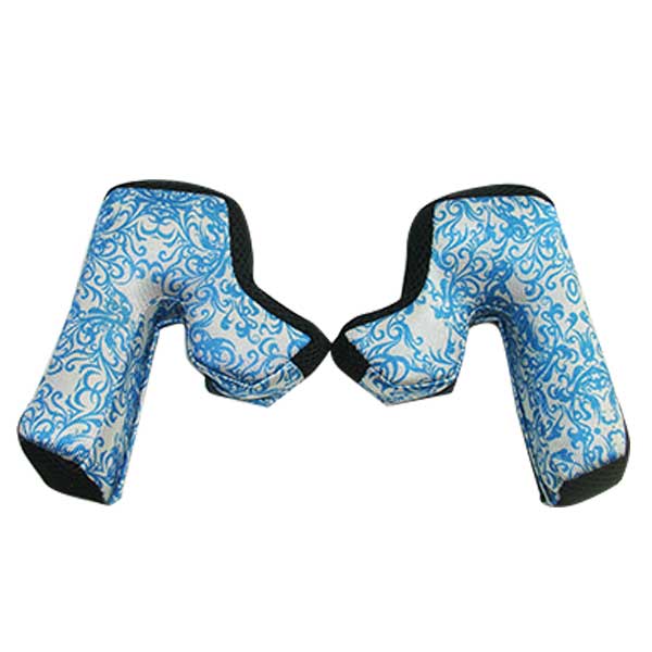 Zoan MX-1 CROSSBONES GENERATION 2 CHEEK PADS Blue 3XL - Driven Powersports