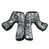 Zoan MX-1 CROSSBONES GENERATION 2 CHEEK PADS Silver 3XL - Driven Powersports