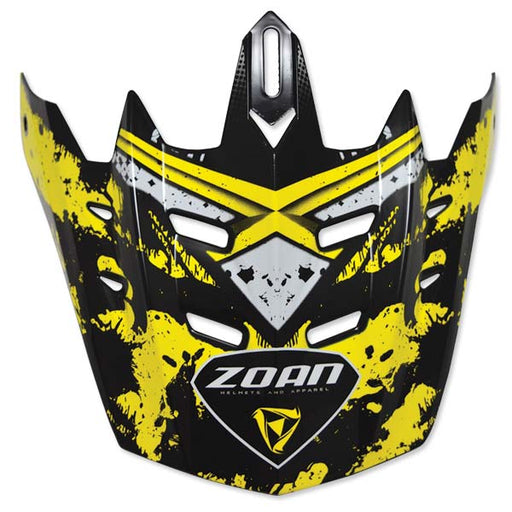 ZOAN MX-1 DUO VISOR Yellow - Driven Powersports