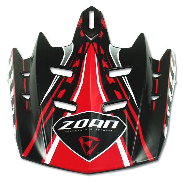 ZOAN MX-2 SYNCHRONY VISOR Red - Driven Powersports