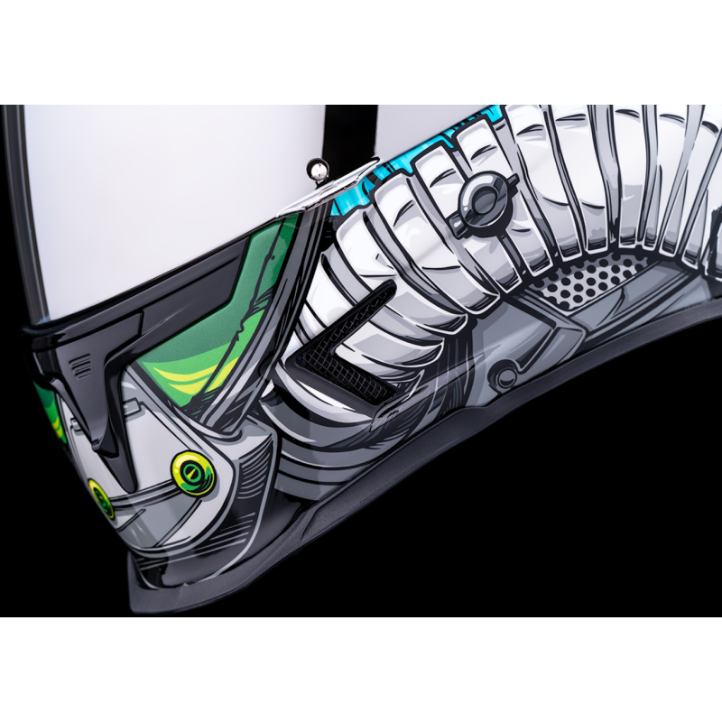 ICON HLMT AFP OUTBREAK Blue Front - Driven Powersports