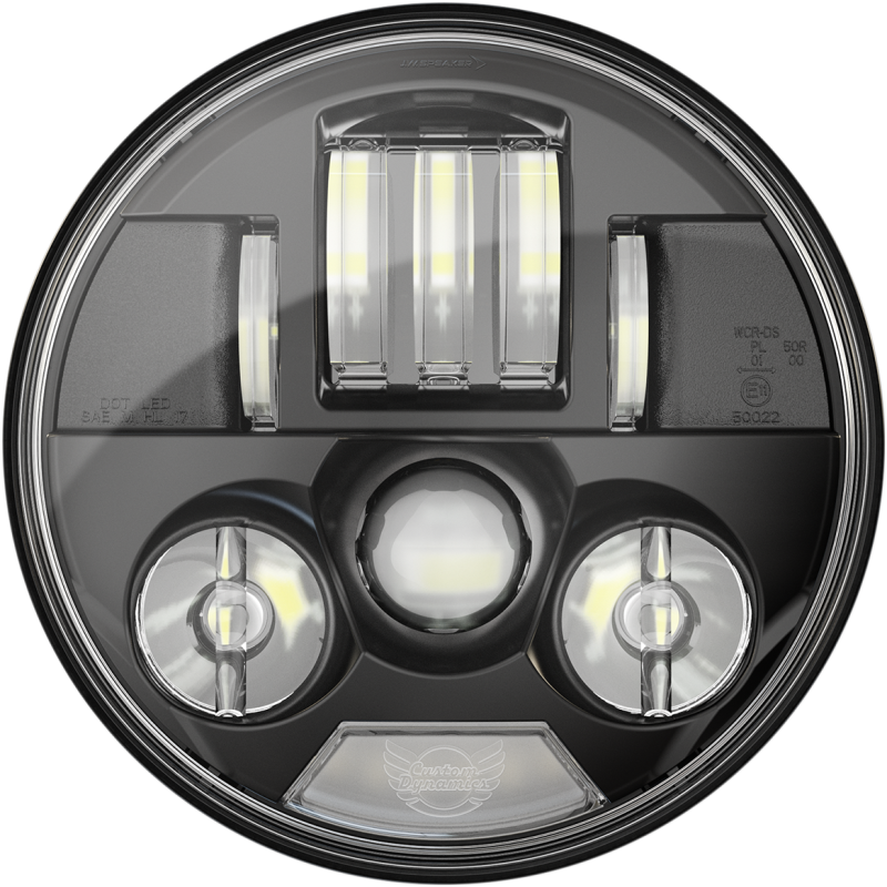 CUSTOM DYNAMICS LAMP PROBEAM IND 7 Black Front - Driven Powersports