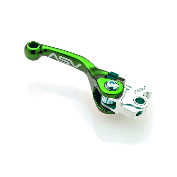 ASV F4 Series Off-Road Brake Lever For Aprilia / Beta & More Green - Driven Powersports