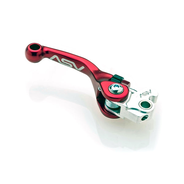 ASV F4 Series Off-Road Brake Lever For Aprilia / Beta & More Red - Driven Powersports