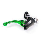 ASV F4 Série Off-Road Brake Lever With Perch For Honda & More Green - Driven Powersports
