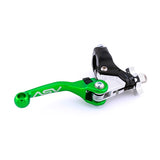 ASV F4 Série Off-Road Brake Lever With Perch For Honda & More Green - Driven Powersports