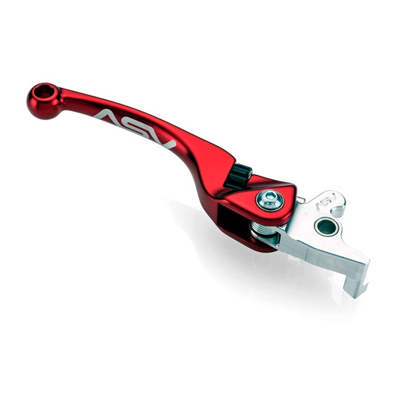 ASV F4 Series Off-Road Brake Lever For Honda / Kawasaki & More Red - Driven Powersports