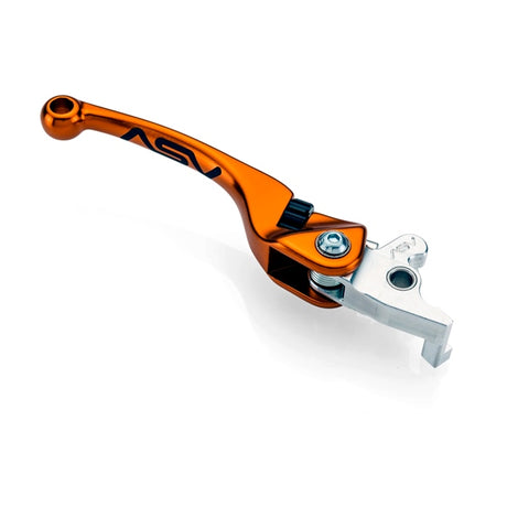 ASV F4 Series Off-Road Brake Lever For Honda / Kawasaki / Suzuki Orange - Driven Powersports