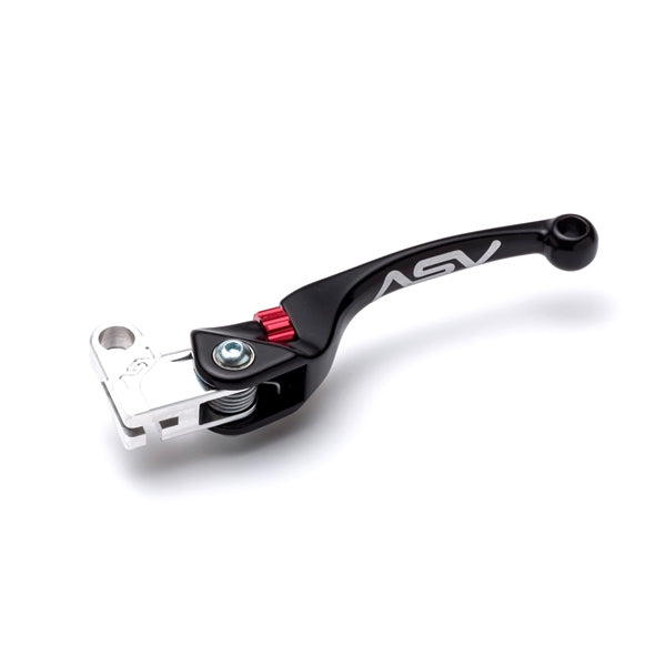 ASV F4 Series Off-Road Clutch Lever For Honda / Kawasaki & More Black - Driven Powersports