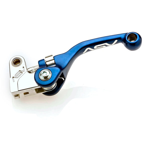 ASV F4 Series Off-Road Clutch Lever For Honda / Kawasaki & More Blue - Driven Powersports