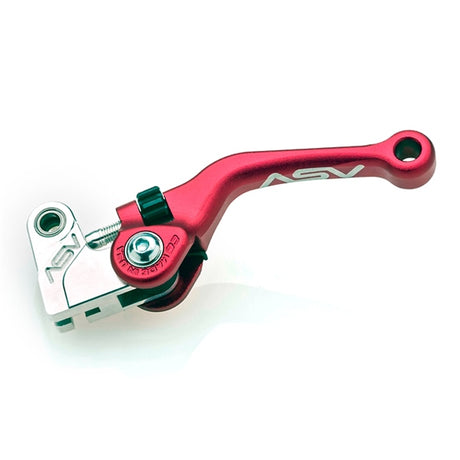ASV TRIALS CLUTCH LEVER SHORT C6 Red - Driven Powersports