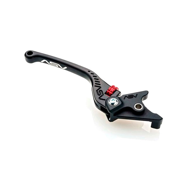 ASV Brake Lever Serie F3 – Road For Honda / Kawasaki / Suzuki Black - Driven Powersports