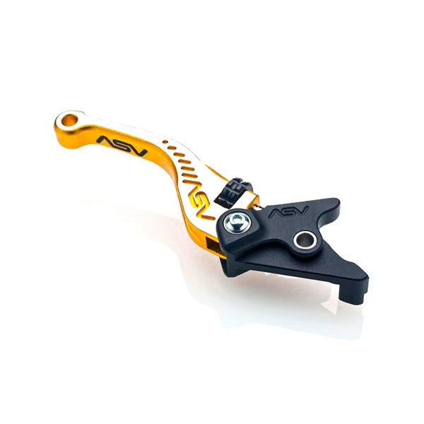 ASV Brake Lever Serie C5 – Road For Aprilia / Bmw / Buell & More Gold/Gray - Driven Powersports
