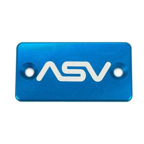 ASV Off Road Front & Rear Brake Reservoir cap Blue - Driven Powersports