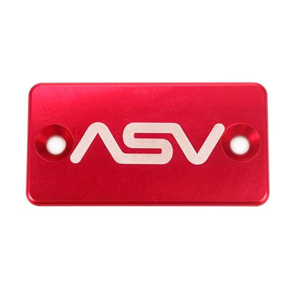 ASV Off Road Front & Rear Brake Reservoir cap Red - Driven Powersports