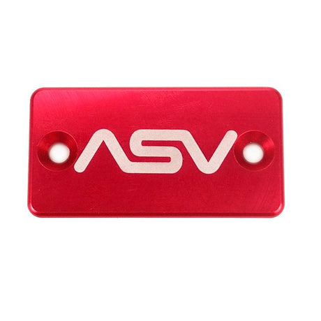ASV Off Road Front & Rear Brake Reservoir cap Red - Driven Powersports