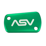 ASV Off Road Front & Rear Brake Reservoir cap For Honda & More Green - Driven Powersports