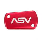 ASV Off Road Front & Rear Brake Reservoir cap For Honda & More Red - Driven Powersports