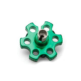 ASV Pro Perch Cable Adjuster Dials For Aprilia / Honda & More Green - Driven Powersports