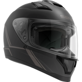 SENA STRYKER SMART HELMET FULL-FACE DOT Matte Black Front - Driven Powersports