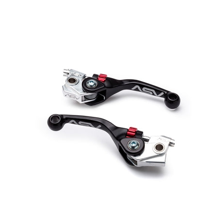 ASV Clutch and Brake Lever Pair Pack For Honda Black - Driven Powersports