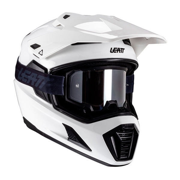 Leatt ADV 8.5 Off-Road Helmet Kit V25 White SM - Driven Powersports