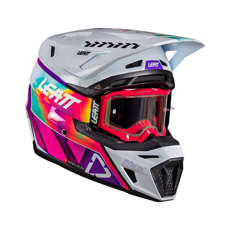 Leatt 8.5 Off-Road Helmet Kit V26 Teal L - Driven Powersports