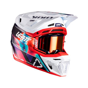 Leatt 8.5 Off-Road Helmet Kit V26 Blue/Red M - Driven Powersports