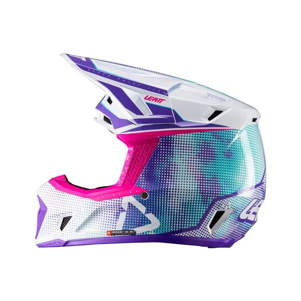 Leatt 7.5 Off-Road Helmet Kit V26 Purple 2XL - Driven Powersports