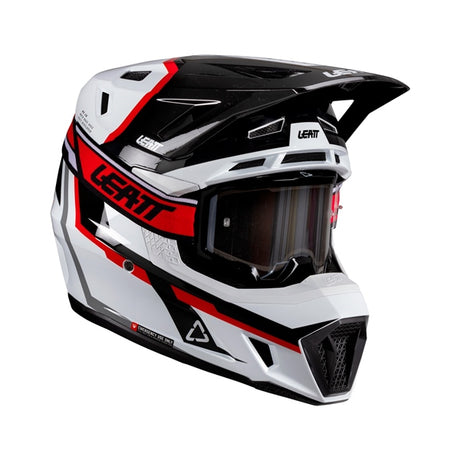 Leatt 7.5 Off-Road Helmet Kit V26 White/Red XS - Driven Powersports