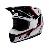 Leatt 7.5 Off-Road Helmet Kit V26 White/Red XS - Driven Powersports