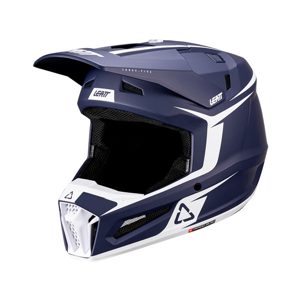Leatt 3.5 Off-Road Helmet - Junior V26 Blue L - Driven Powersports