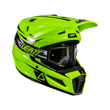 Leatt 3.5 Off-Road Helmet Kit V26 Neon Yellow M - Driven Powersports
