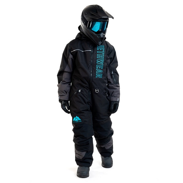 JETHWEAR 1 PIECE ODIN/OLIVIA YTH SAFE 14+ Black/Blue - Driven Powersports